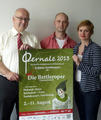 Schirmherr Landrat Ralf Drescher zusammen mit Hans-Henning Bär und Henriette Sehmsdorf