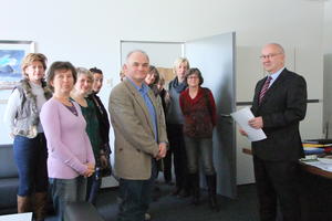 Besuch von Lehrern der Grundschule Altstadt Bergen im Landratsamt