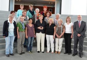 Frauen des Jahres mit Landrat Drescher im Bundeskanzleramt
