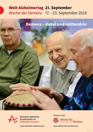 Plakat des Welt-Alzheimertags 2018