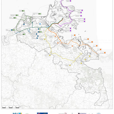 Karte RegioLogistik-Routenentwurf Vorpommern