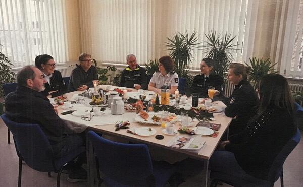Jahresabschluss der Seniorensicherheitsberater mit den Pr&auml;ventionsteams der Polizei und des Landkreises Vorpommern-R&uuml;gen