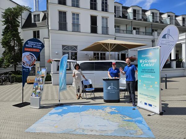 Sommeraktion des Welcome Centers Vorpommern-R&uuml;gen in Zingst