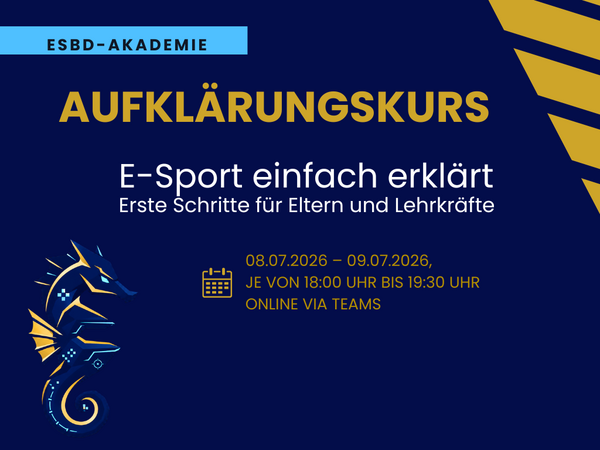 E-Sport einfach erkl&auml;rt