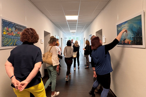 Ausstellungser&ouml;ffnung "Hygiene trifft alte Meister" im Gesundheitsamt Stralsund