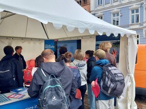 Das Katasteramt des Landkreises Vorpommern-R&uuml;gen beim Tag der Geod&auml;sie 2026 in Stralsund