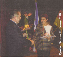 Frau des Jahres 2003: Christine Szymkowiak