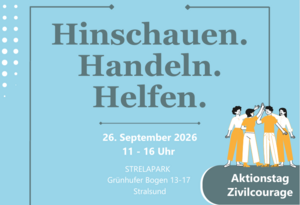 Ausschnitt aus dem Plakat zum Aktionstag Zivilcourage am 26. September 2026