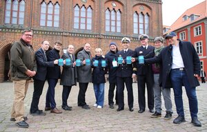 Rekord zum Auftakt der Spendensammlung &copy; HANSESTADT Stralsund l Pressestelle