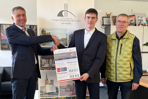 Erster Masterabsolvent des Landkreises Vorpommern-R&uuml;gen im Studiengang &raquo;Master of Engineering - Vermessung und Geoinformatik&laquo;